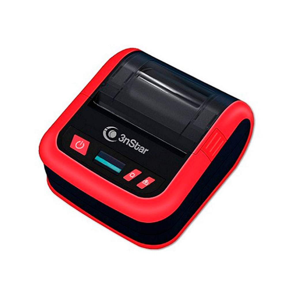 Impresora 3NSTAR De Recibo Móvil y Etiquetas Con Bluetooth COLOR Roja - Imagen 4