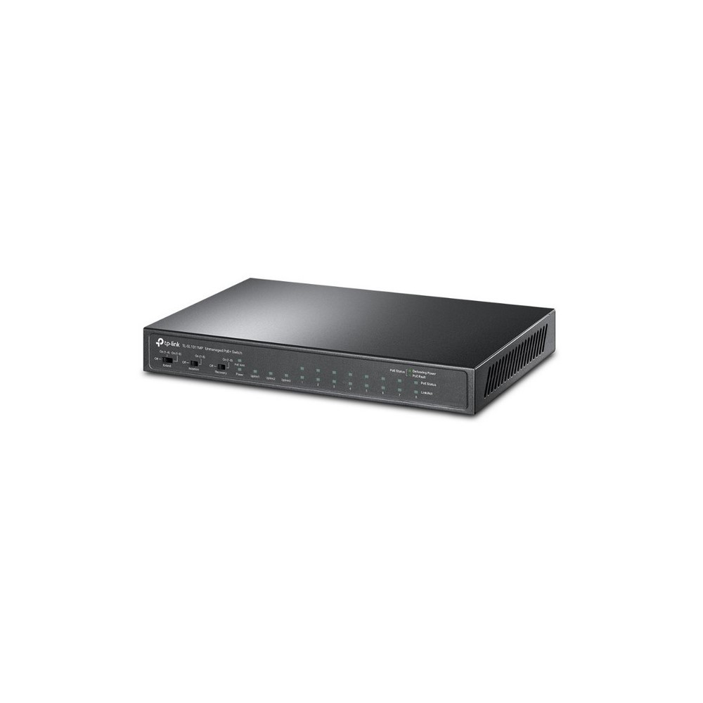 Switch TPLINK de escritorio Gigabit de 8 puertos a 10 / 100Mbps + 3 puertos con PoE + de 8 puertos COLOR Negro - Imagen 4