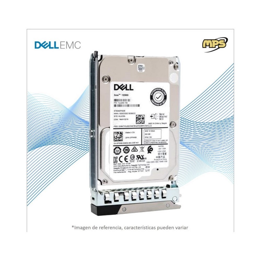 DISCO DURO 1.2TB 10K RPM SAS 12Gbps 512n 2.5in Hot-plug Hard Drive