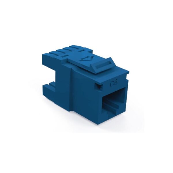 JACK - Conector para RJ45 - CAT6 - 180/90 grados