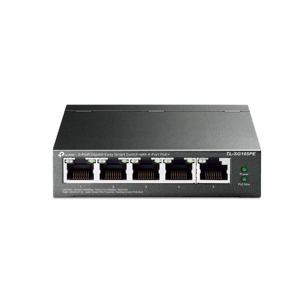 Switch Tplink TL-SG105PE Gigabit 5 puertos administrable para escritorio
