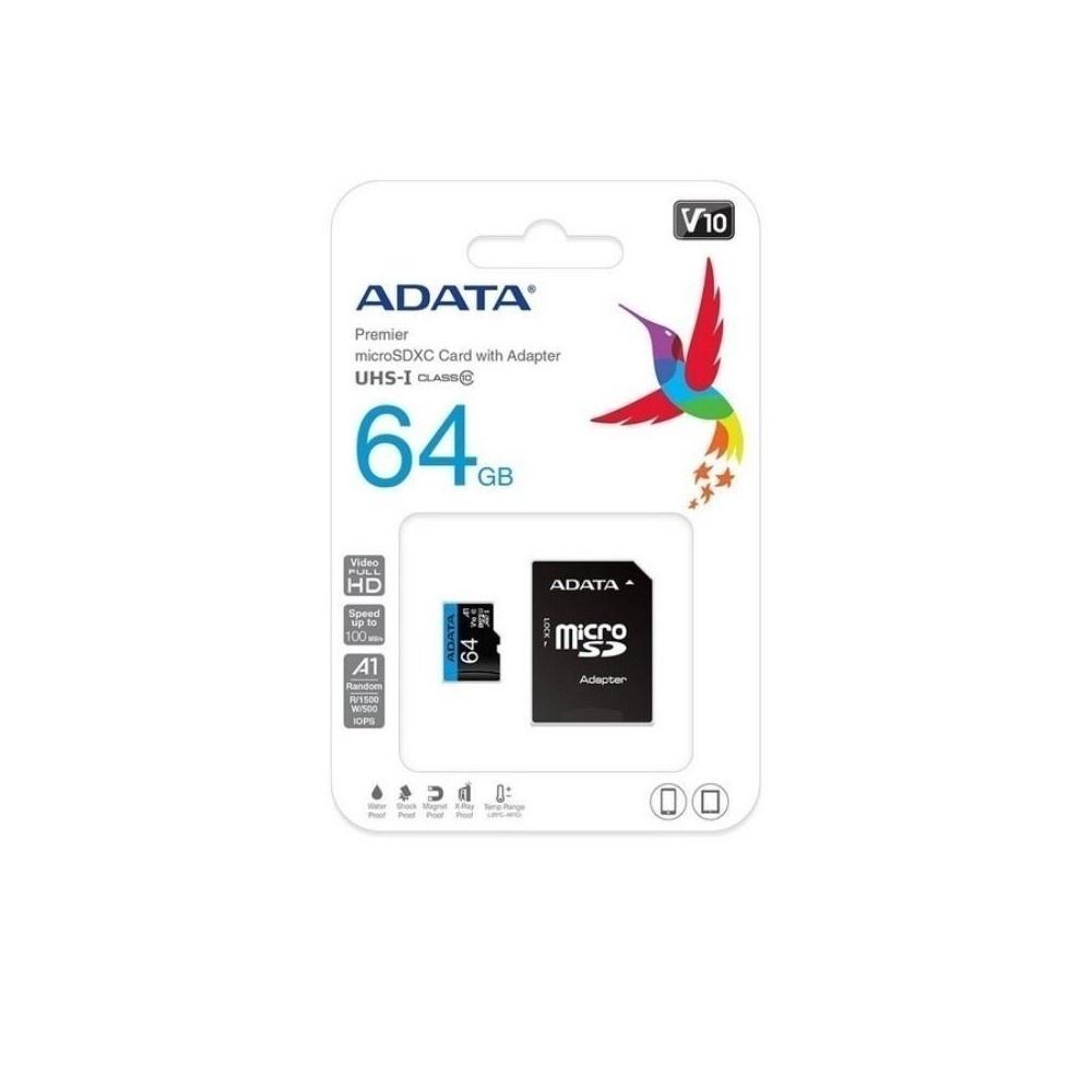 Memoria micro SD ADATA Class 10 A1 64GB