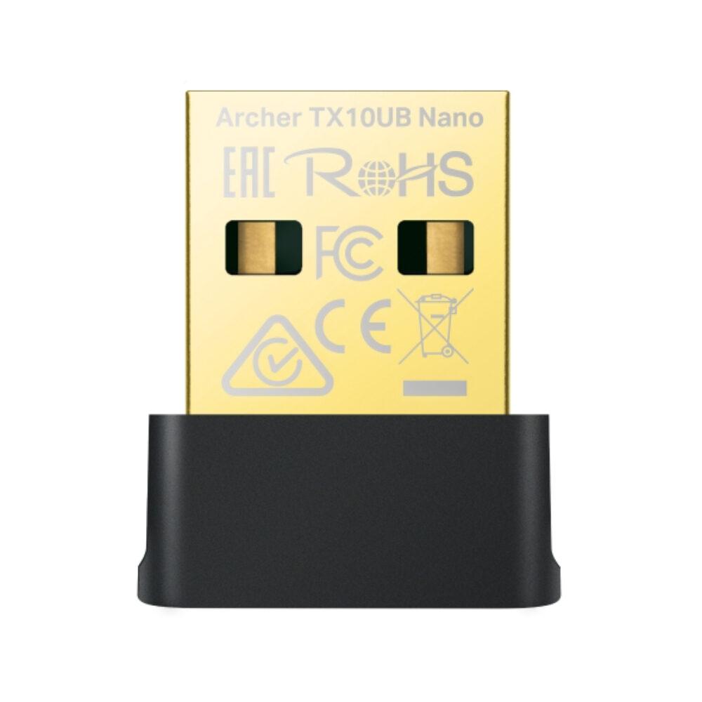 Adaptador Red WiFi TPLINK USB Archer TX10UB Nano Wi-Fi 6 Dual band Bluetooth 5.3