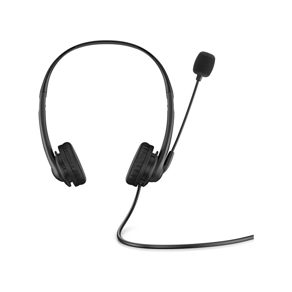 Diadema HP G2 USB On-Ear Negra conexión USB,Micrófono flexible con sistema de bloqueo ruido de fondo,Práctico sistema. Control de volumen y silencio en el cable,Liviana y practica de fácil y rápida conexión,Compatible con sistemas Windows, macOS, Chrome OS,Disfruta de la garantía directa con HP por 12 meses.