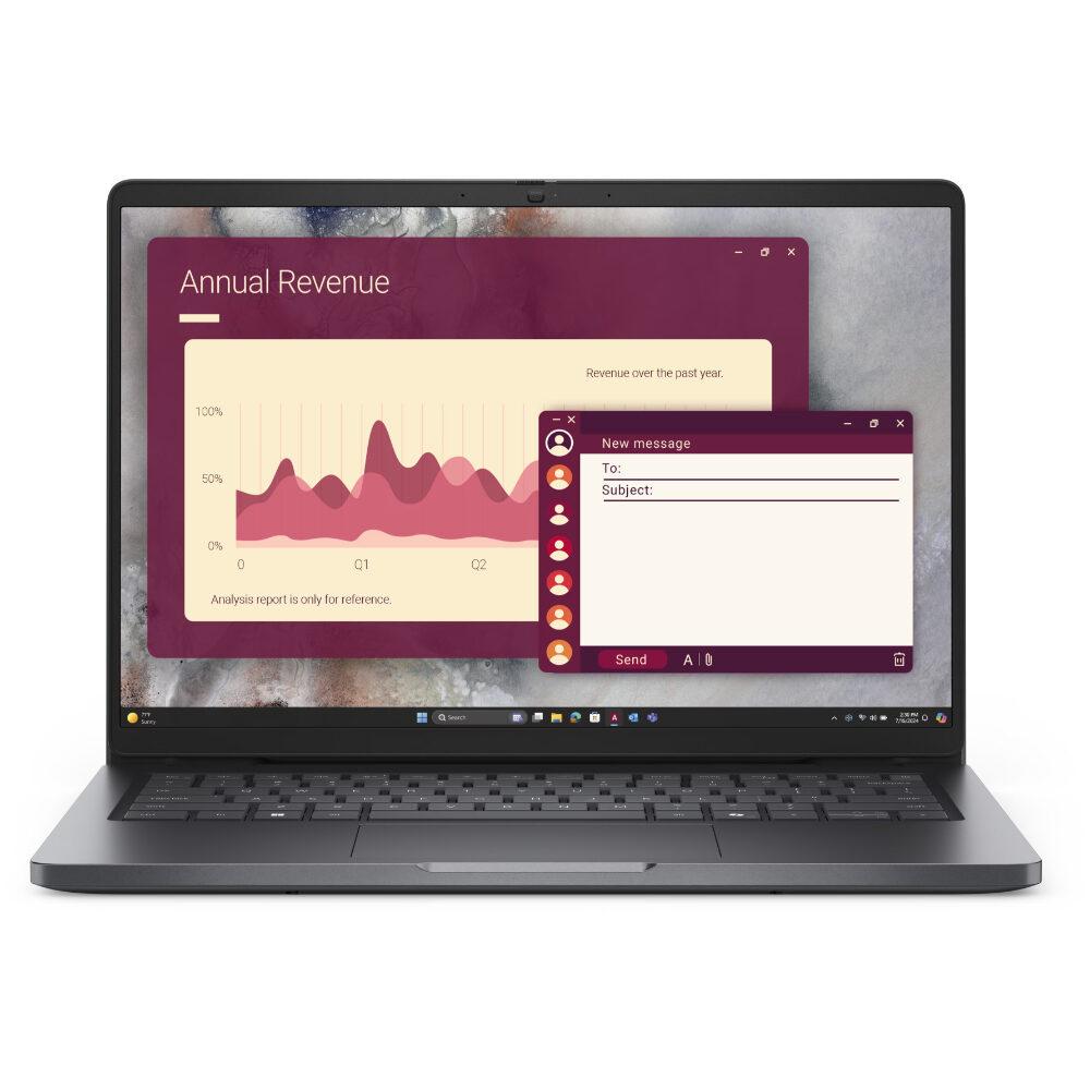 Portatil Dell Pro 14 PC14250 Intel Core 5 RAM 16GB SSD 512GB 14" Windows 11 Pro